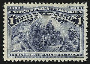 Sale Number 1111, Lot Number 123, 1893 Columbian Issue (Scott 230-245) Sale Number 1111, Lot Number 123, 1893 Columbian Issue (Scott 230-245)