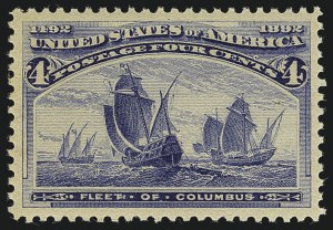 Sale Number 1111, Lot Number 127, 1893 Columbian Issue (Scott 230-245) Sale Number 1111, Lot Number 127, 1893 Columbian Issue (Scott 230-245)