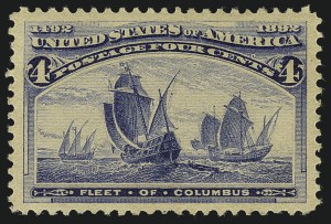 Sale Number 1111, Lot Number 129, 1893 Columbian Issue (Scott 230-245) Sale Number 1111, Lot Number 129, 1893 Columbian Issue (Scott 230-245)