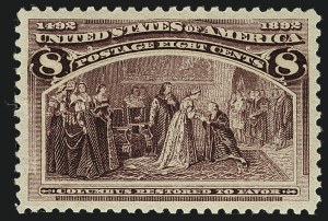 Sale Number 1111, Lot Number 134, 1893 Columbian Issue (Scott 230-245)