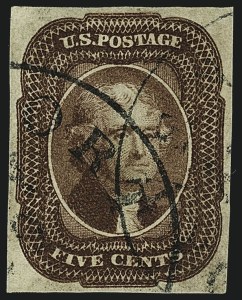Sale 1111, Lot 22, 1851-56 Issue (Scott 5-17)