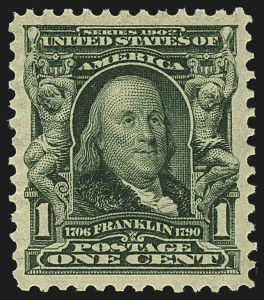 Sale Number 1111, Lot Number 232, 1902-08 Issues (Scott 300-320) Sale Number 1111, Lot Number 232, 1902-08 Issues (Scott 300-320)