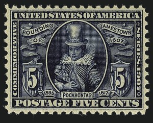 Sale 1111, Lot 264, 1904 Louisiana Purchase, 1907 Jamestown Issues (Scott 323-330)