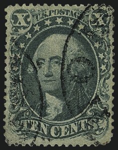 Sale 1111, Lot 33, 1857-60 Issue (Scott 18-39)