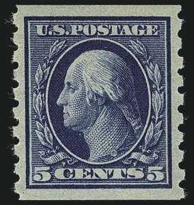 Sale 1111, Lot 374, 1910-13 Washington-Franklin Coils (Scott 385-396)