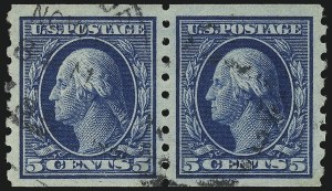 Sale 1111, Lot 376, 1910-13 Washington-Franklin Coils (Scott 385-396)