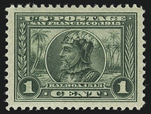 Sale 1111, Lot 377, 1913-15 Panama-Pacific Issue (Scott 397-404)