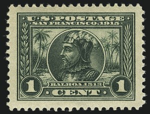 Sale 1111, Lot 379, 1913-15 Panama-Pacific Issue (Scott 397-404)