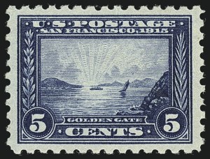 Sale 1111, Lot 396, 1913-15 Panama-Pacific Issue (Scott 397-404)