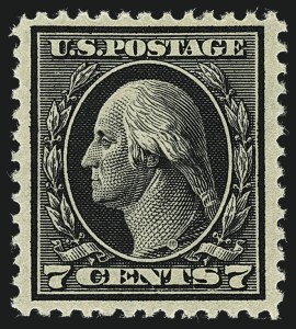 Sale 1111, Lot 404, 1912-14 Washington-Franklin Issue (Scott 405-423)