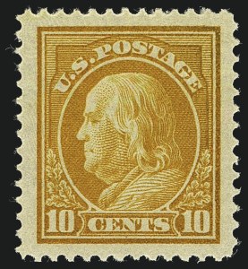Sale 1111, Lot 412, 1912-14 Washington-Franklin Issue (Scott 405-423)