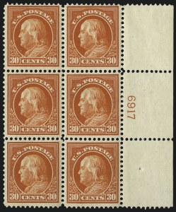 Sale 1111, Lot 418, 1912-14 Washington-Franklin Issue (Scott 405-423)