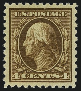 Sale 1111, Lot 429, 1913-15 Washington-Franklin Issues (Scott 424-440)