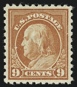 Sale 1111, Lot 439, 1913-15 Washington-Franklin Issues (Scott 424-440)