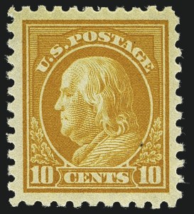 Sale 1111, Lot 441, 1913-15 Washington-Franklin Issues (Scott 424-440)