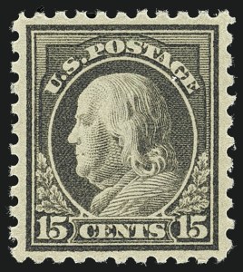 Sale 1111, Lot 447, 1913-15 Washington-Franklin Issues (Scott 424-440)