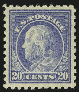 Sale 1111, Lot 450, 1913-15 Washington-Franklin Issues (Scott 424-440)