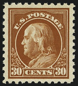Sale 1111, Lot 452, 1913-15 Washington-Franklin Issues (Scott 424-440)