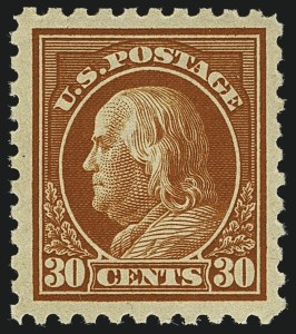Sale 1111, Lot 453, 1913-15 Washington-Franklin Issues (Scott 424-440)