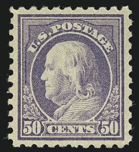Sale 1111, Lot 456, 1913-15 Washington-Franklin Issues (Scott 424-440)