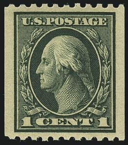Sale 1111, Lot 458, 1913-15 Washington-Franklin Issues, Cont. (Scott 441-448)