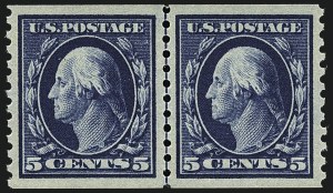 Sale 1111, Lot 471, 1913-15 Washington-Franklin Issues, Cont. (Scott 441-448)