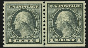Sale 1111, Lot 477, 1913-15 Washington-Franklin Issues, Cont. (Scott 449-461)