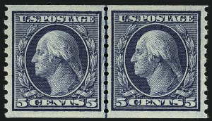 Sale Number 1111, Lot Number 491, 1913-15 Washington-Franklin Issues, Cont. (Scott 449-461) Sale Number 1111, Lot Number 491, 1913-15 Washington-Franklin Issues, Cont. (Scott 449-461)