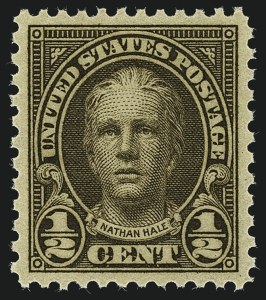 Sale 1111, Lot 664, 1923-29 Issues (Scott 575-657)