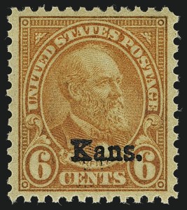 Sale 1111, Lot 673, 1929 Kansas-Nebraska Issue (Scott 658-679)