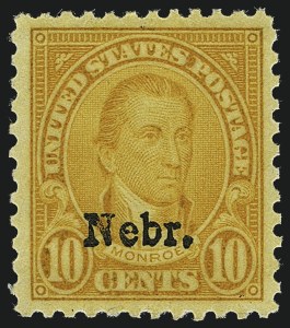 Sale 1111, Lot 690, 1929 Kansas-Nebraska Issue (Scott 658-679)
