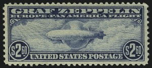 Sale 1111, Lot 747, Air Post, $2.60 Graf Zeppelin (C15) Sale 1111, Lot 747, Air Post