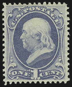 Sale 1111, Lot 80, 1870-88 Bank Note Co. Issues (Scott 134-218)