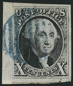 Sale Number 1115, Lot Number 2027, 10c 1847 Issue, Off-Cover (Scott 2) Sale Number 1115, Lot Number 2027, 10c 1847 Issue, Off-Cover (Scott 2)