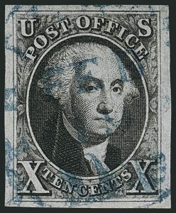 Sale Number 1115, Lot Number 2031, 10c 1847 Issue, Off-Cover (Scott 2) Sale Number 1115, Lot Number 2031, 10c 1847 Issue, Off-Cover (Scott 2)