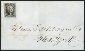 Sale 1115, Lot 2054, 10c 1847 Issue, On-Cover (Scott 2)