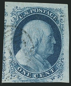 Sale Number 1115, Lot Number 2057, 1c 1851-56 Issue (Scott 6-8) Sale Number 1115, Lot Number 2057, 1c 1851-56 Issue (Scott 6-8)