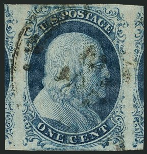 Sale 1115, Lot 2060, 1c 1851-56 Issue (Scott 6-8)