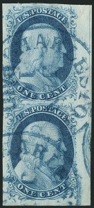 Sale 1115, Lot 2061, 1c 1851-56 Issue (Scott 6-8)