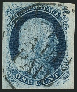 Sale Number 1115, Lot Number 2064, 1c 1851-56 Issue (Scott 6-8) Sale Number 1115, Lot Number 2064, 1c 1851-56 Issue (Scott 6-8)