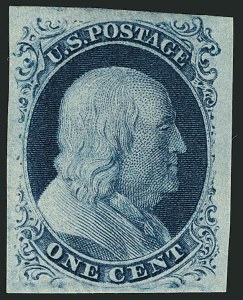 Sale 1115, Lot 2067, 1c 1851-56 Issue, cont. (Scott 8A-9)