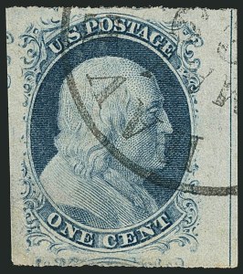 Sale 1115, Lot 2071, 1c 1851-56 Issue, cont. (Scott 8A-9)