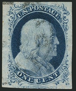Sale 1115, Lot 2075, 1c 1851-56 Issue, cont. (Scott 8A-9)