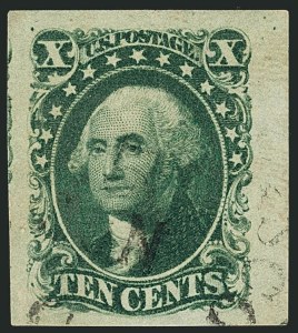 Sale Number 1115, Lot Number 2116, 10c 1851-56 Issue (Scott 13-14)