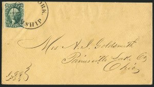 Sale 1115, Lot 2147, 10c 1851-56 Issue, cont. (Scott 15-16)