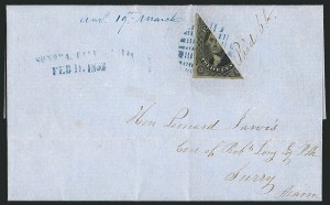 Sale 1115, Lot 2157, 12c 1851-56 Issue (Scott 17)