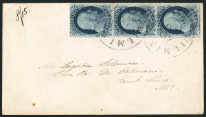 Sale 1115, Lot 2161, 1c 1857-60 Issue (Scott 18-21)