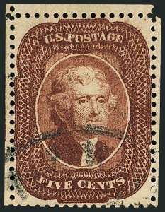Sale 1115, Lot 2164, 5c 1857-60 Issue (Scott 28b-30A)