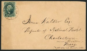 Sale 1115, Lot 2179, 10c 1857-60 Issue (Scott 31-35)