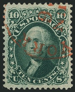 Sale 1115, Lot 2210, 1861-66 Issue, cont. (Scott 68-70c)